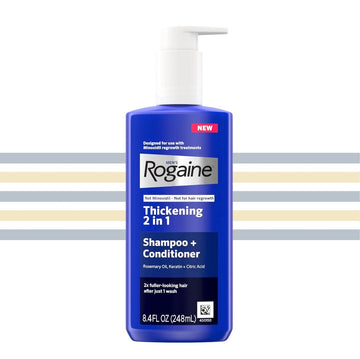 Men's ROGAINE Hair Thickening 2 in 1 Shampoo + Conditioner