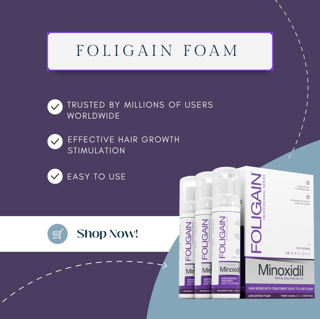 Foligain foam 2% 3 monate für frauen