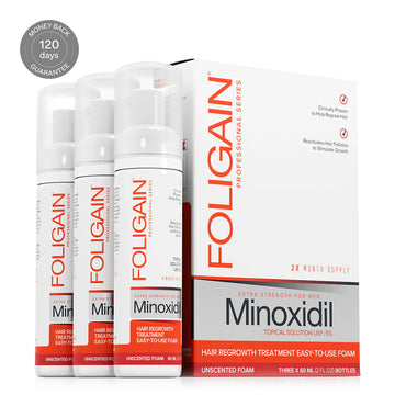 Foligain mousse 5% 3 mois pour les hommes