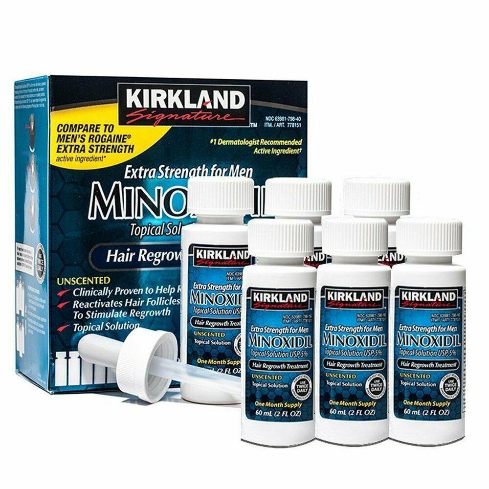Kirkland Lotion 5% 6 meses para hombres - caducado: 07/24