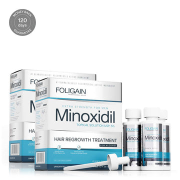 Foligain Lotion 5% 6 Mois Pour Homme - Peau Sensible