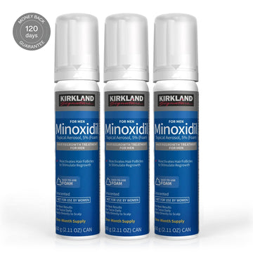 Espuma de Kirkland 5% 3 meses para hombres